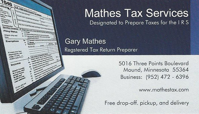 Business Card - Gary Mathes